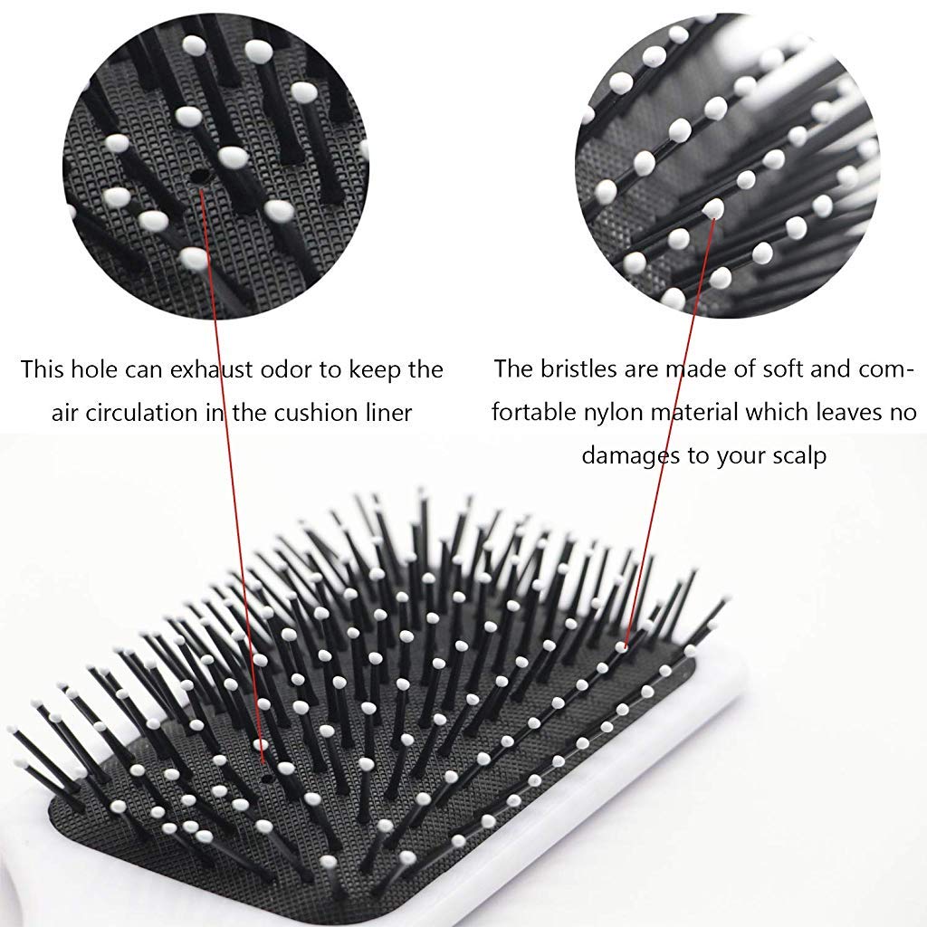 MAYCREATE Hair Brush, Pink Unicorn Hair Brush with Ball-tipped Nylon Bristle & Air Cushion Anti Static No Frizz Comb for Women Girls Thick Wet Damaged Curly Long Hair Volume Massage, Detangler Brush MAYCREATE Hair Brush, Pink Unicorn Hair Brush with Ball-tipped Nylon Bristle & Air Cushion Anti Static No Frizz Comb for Women Girls Thick Wet Damaged Curly Long Hair Volume Massage, Detangler Brush